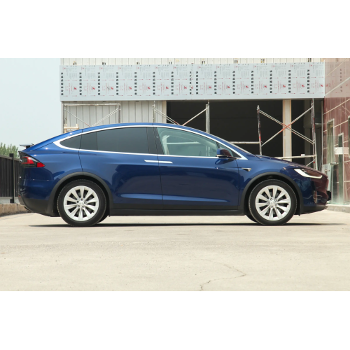 2016  Tesla Model X 90D Electric Car  Blue Color 250 km/h 5 Doors 5 Seats Second Hand Car New Energy Vehicle
